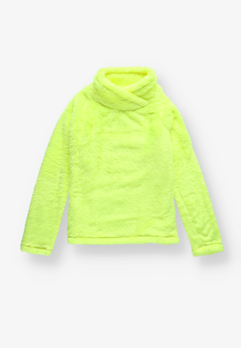 BLUZA Z DŁUGIM RĘKAWEM miś neon 3350004-12015