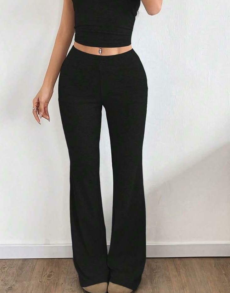 CZARNE SPODNIE CASUAL