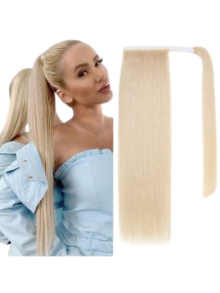 doczepiane naturalne blond włosy