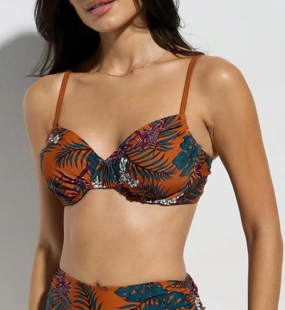 BIUSTONOSZ BIKINI Z NADRUKIEM