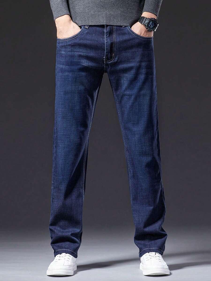 NIEBIESKIE SPODNIE JEANS