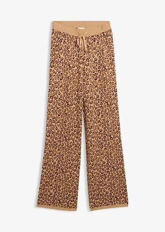 LEGGINSY Z DZIANINY