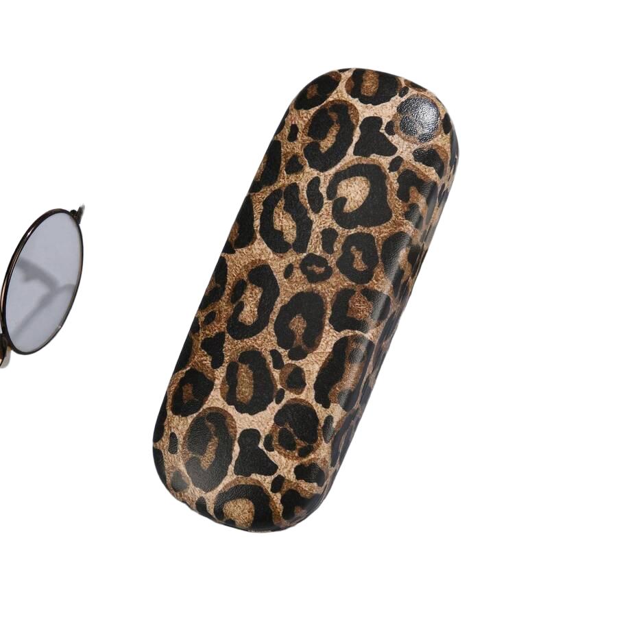 pokrowiec na okulary animal print