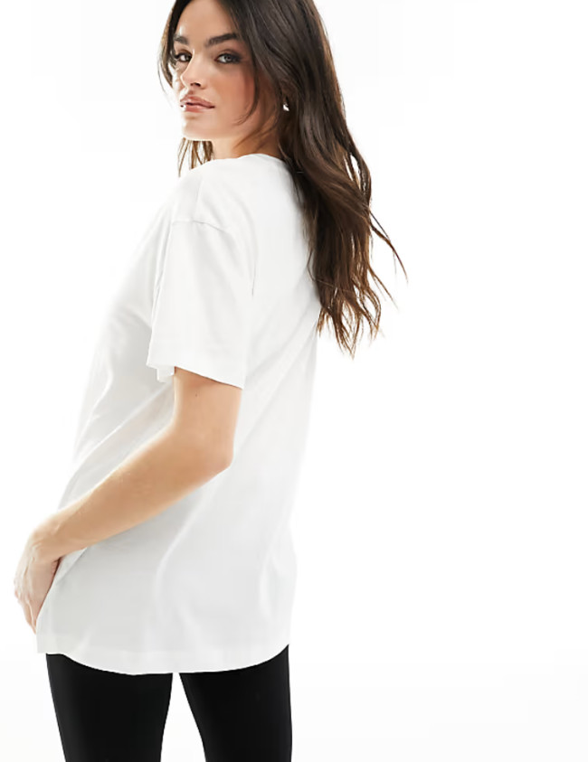 BIAŁY KLASYCZNY T-SHIRT