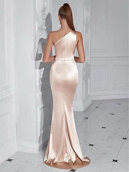 BEŻOWA MAXI SUKIENKA