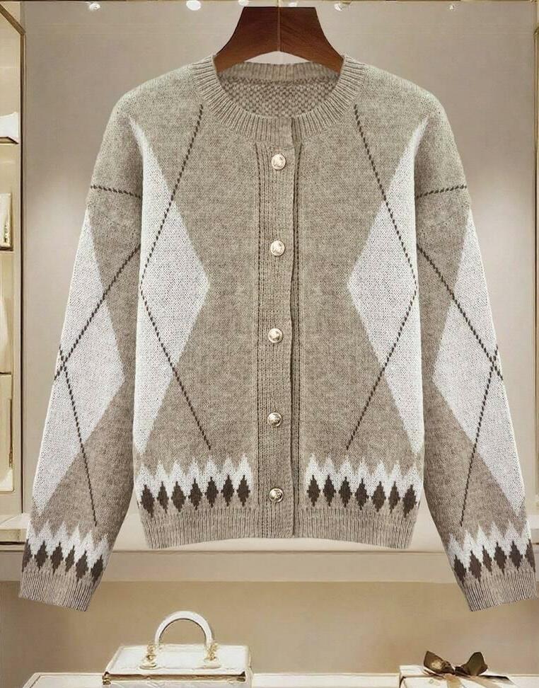 ROZPINANY SWETER WZÓR