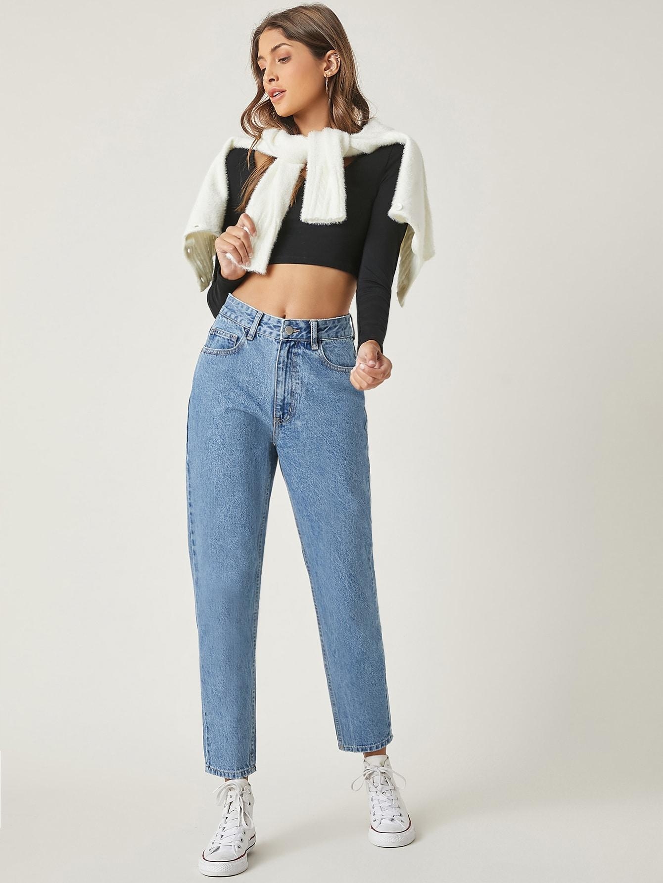 NIEBIESKIE SPODNIE JEANS 