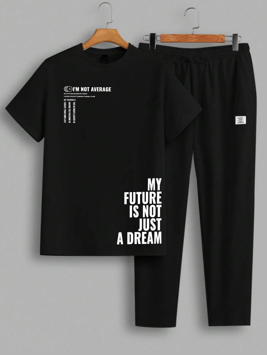 komplet t-shirt spodnie
