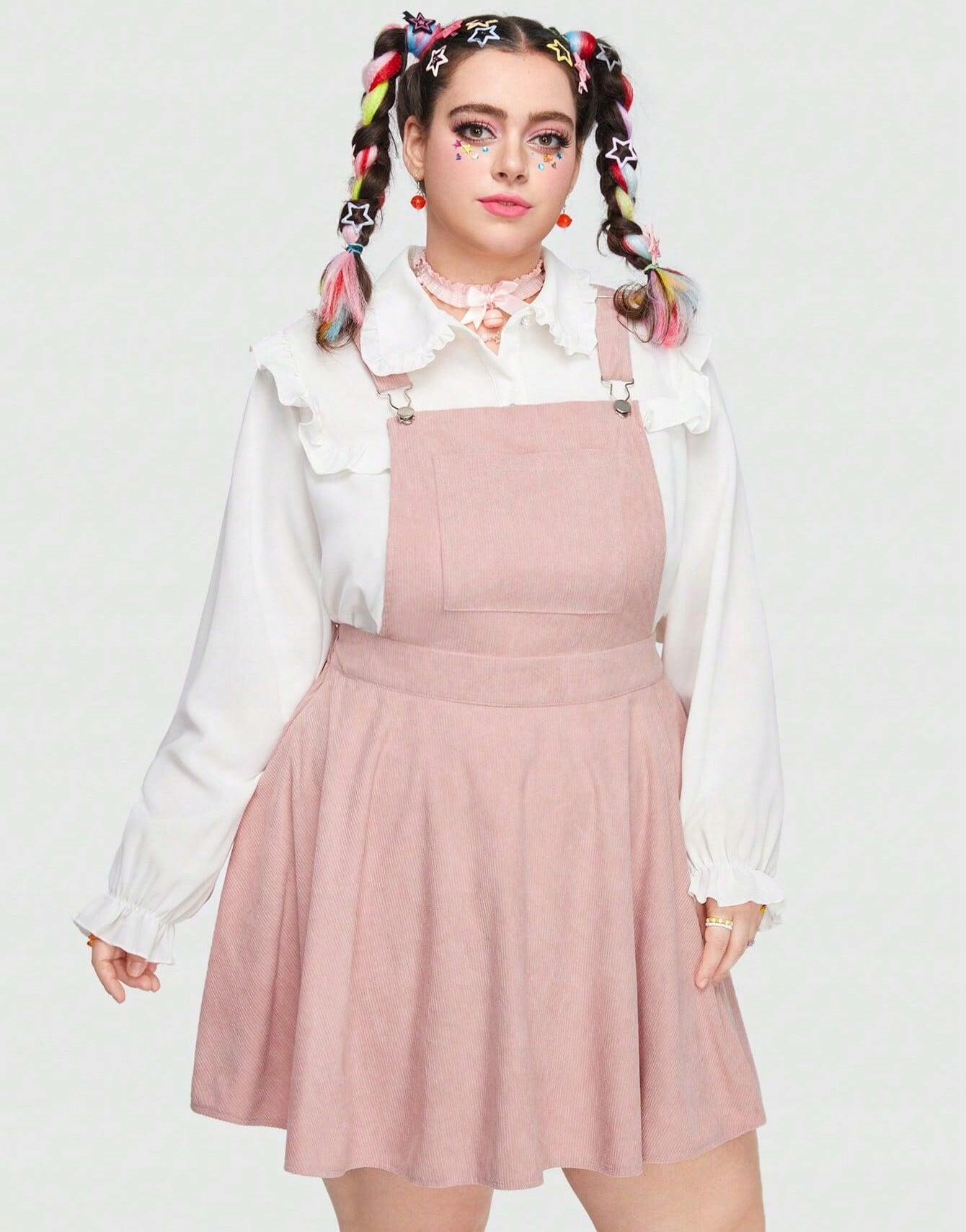 różowa mini spódnica 