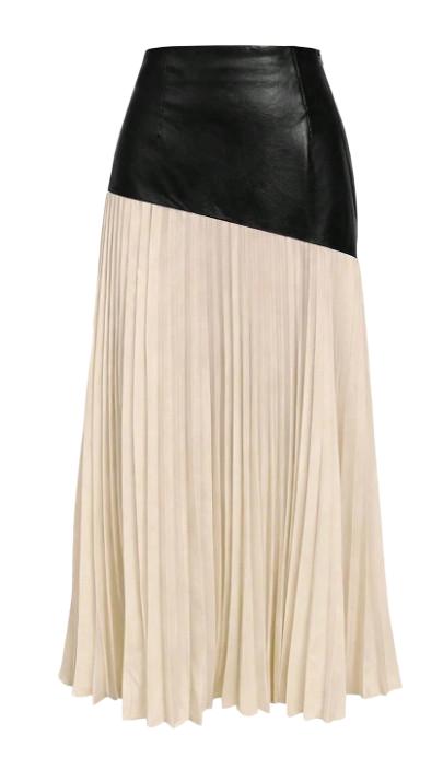 plisowana maxi spódnica
