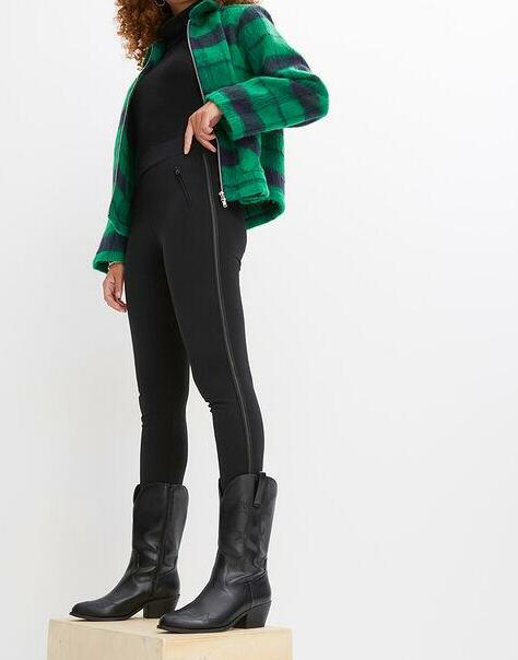 LEGGINSY Z WSTAWKAMI PO BOKACH
