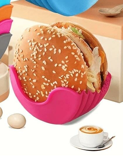 silikonowy pojemnik forma na hamburgera