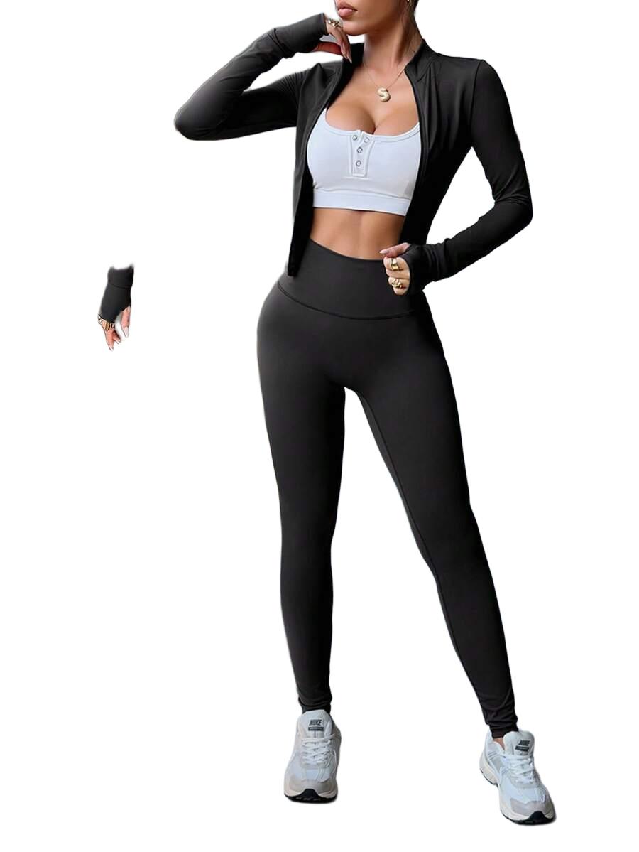 bluzka legginsy komplet