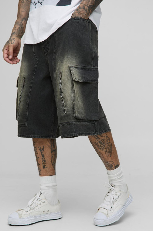 spodenki jeans guziki