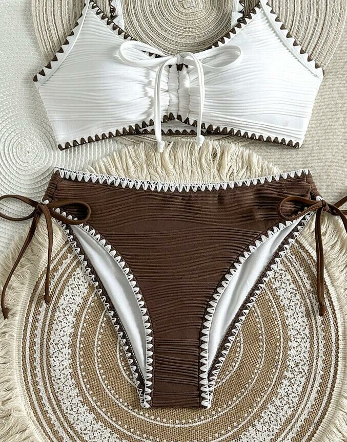 brązowy dół od bikini