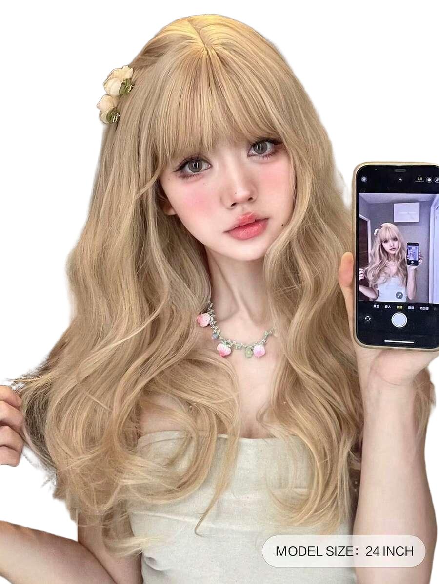 BLOND SYNTETYCZNE WŁOSY 