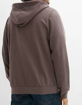 BLUZA MĘSKA PLUS SIZE BAWEŁNIANA ROZPINANA Z KAPTUREM