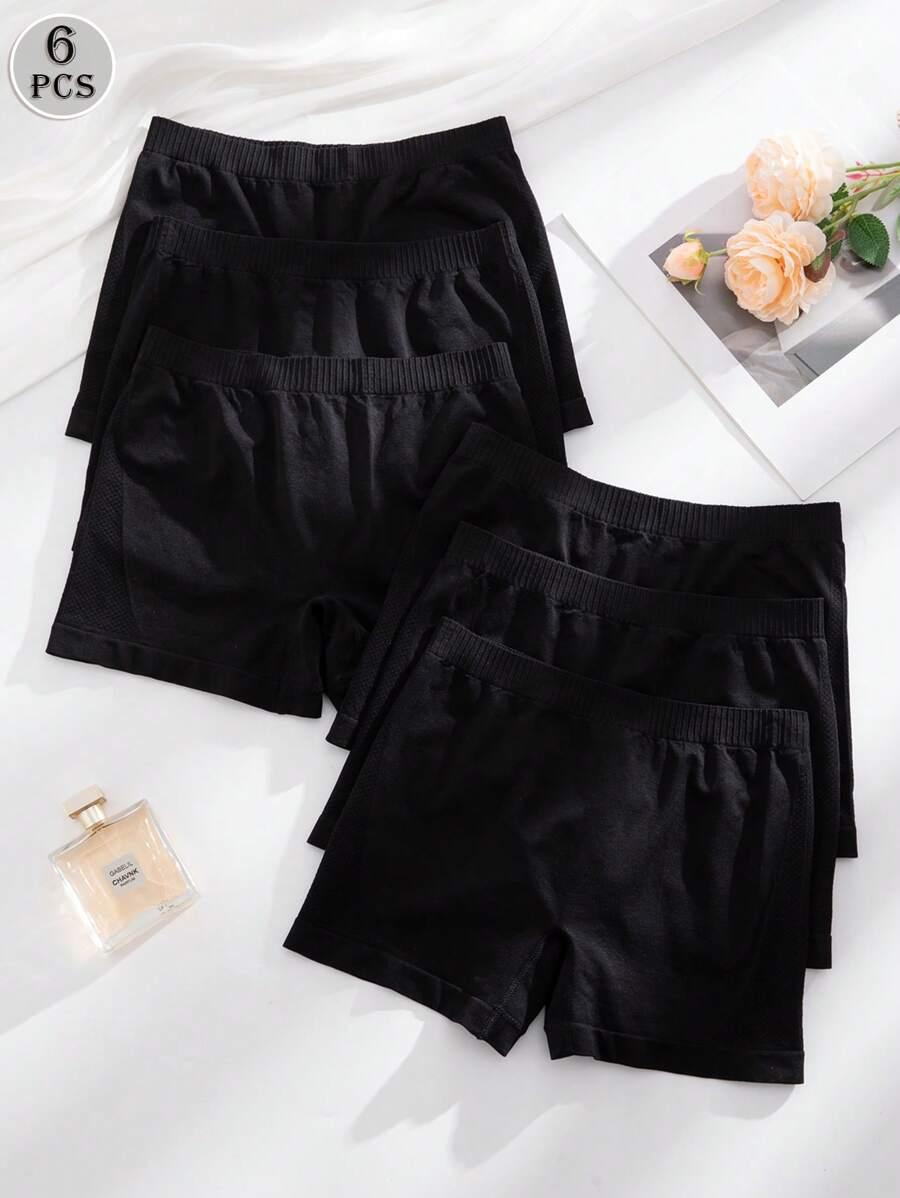 czarne majtki 6-pack 