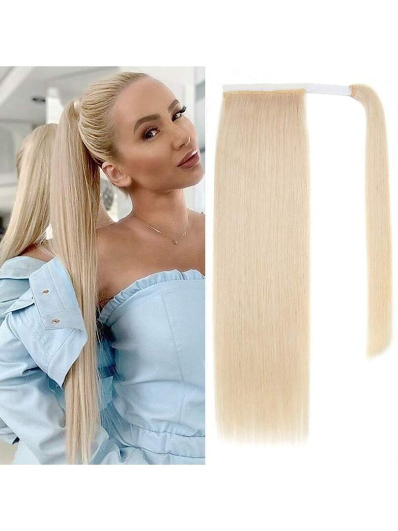 doczepiane naturalne blond włosy