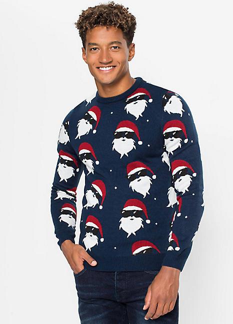 sweter wzór świąteczny