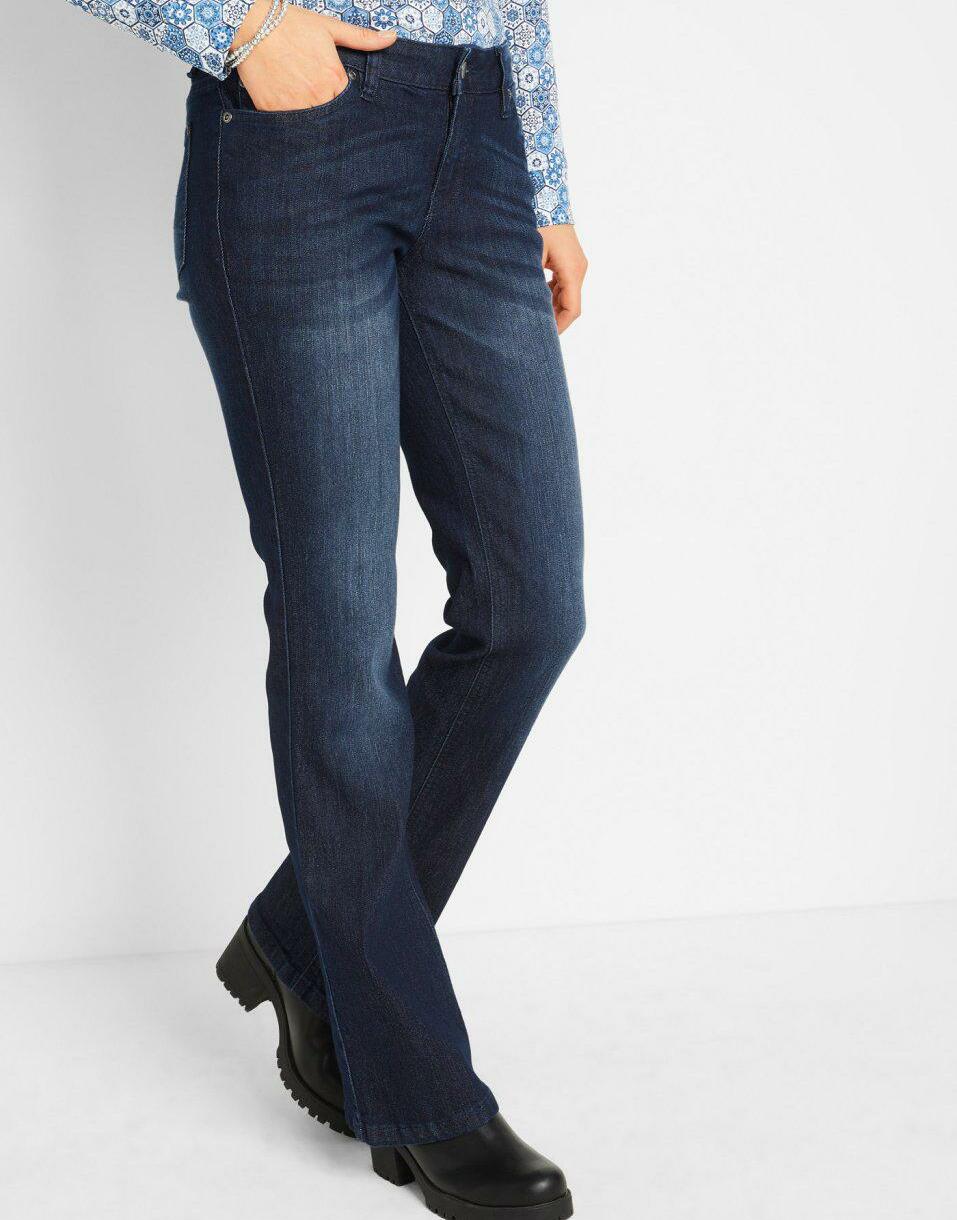 SPODNIE JEANS BOOTCUT KIESZENIE