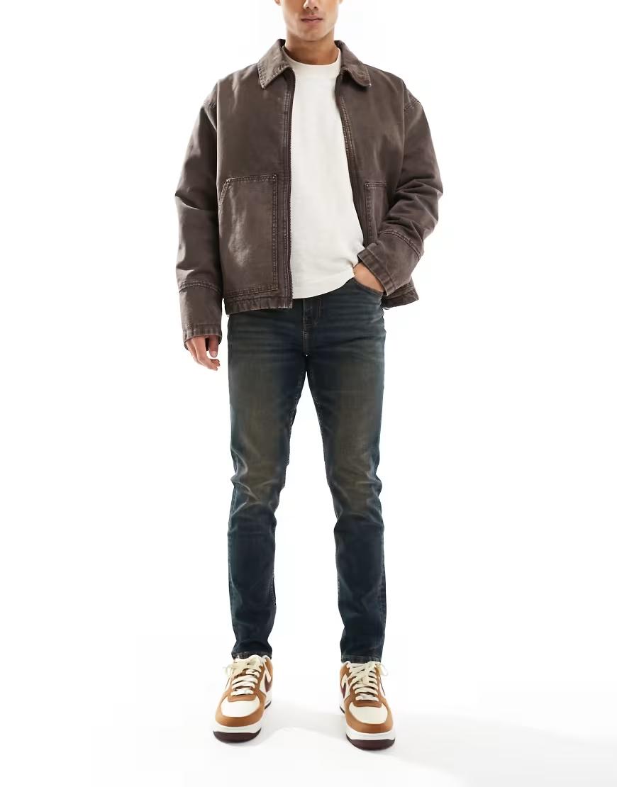 NIEBIESKIE SPODNIE JEANS KIESZENIE