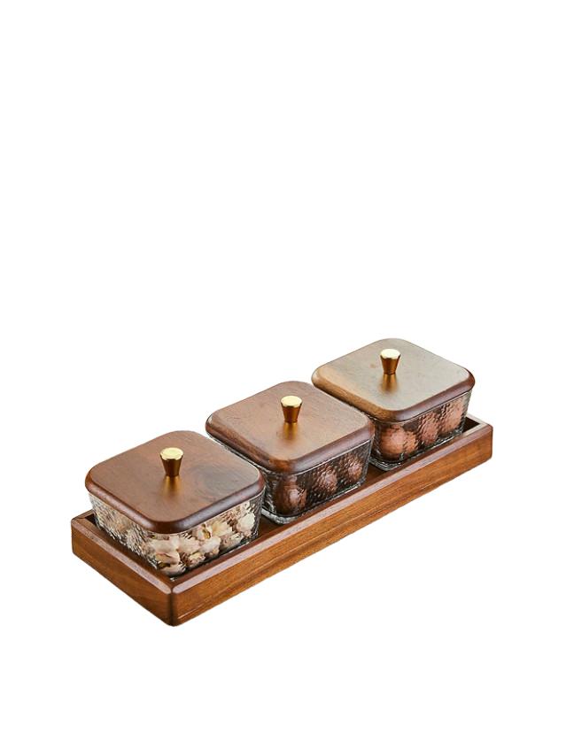 taca na przekąski 3-pack