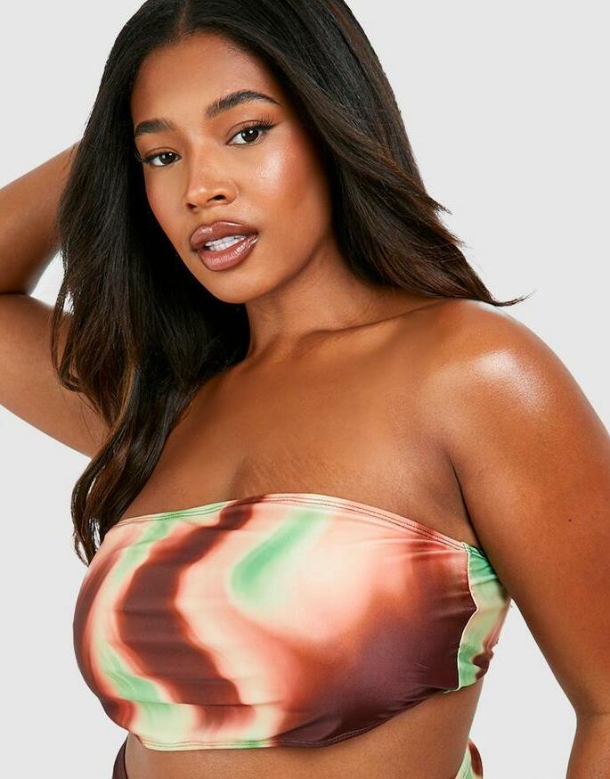 góra od bikini wzór TIE DYE