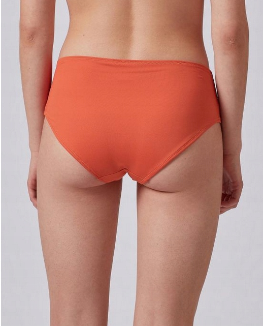 pomarańczowy dół od bikini 