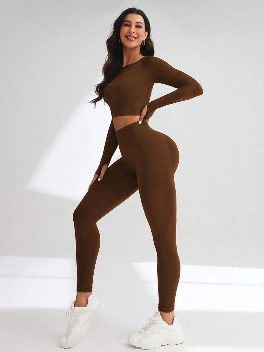 TOP LEGGINSY KOMPLET SPORTOWY