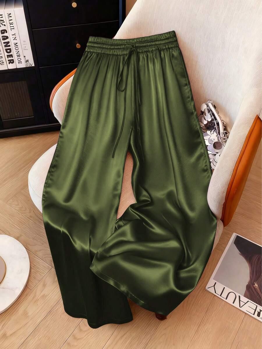 zielone spodnie casual