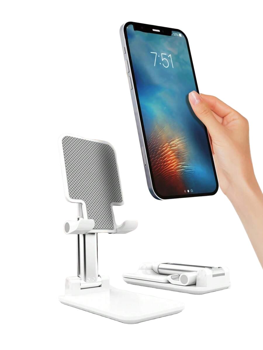 biały uchwyt na telefon 