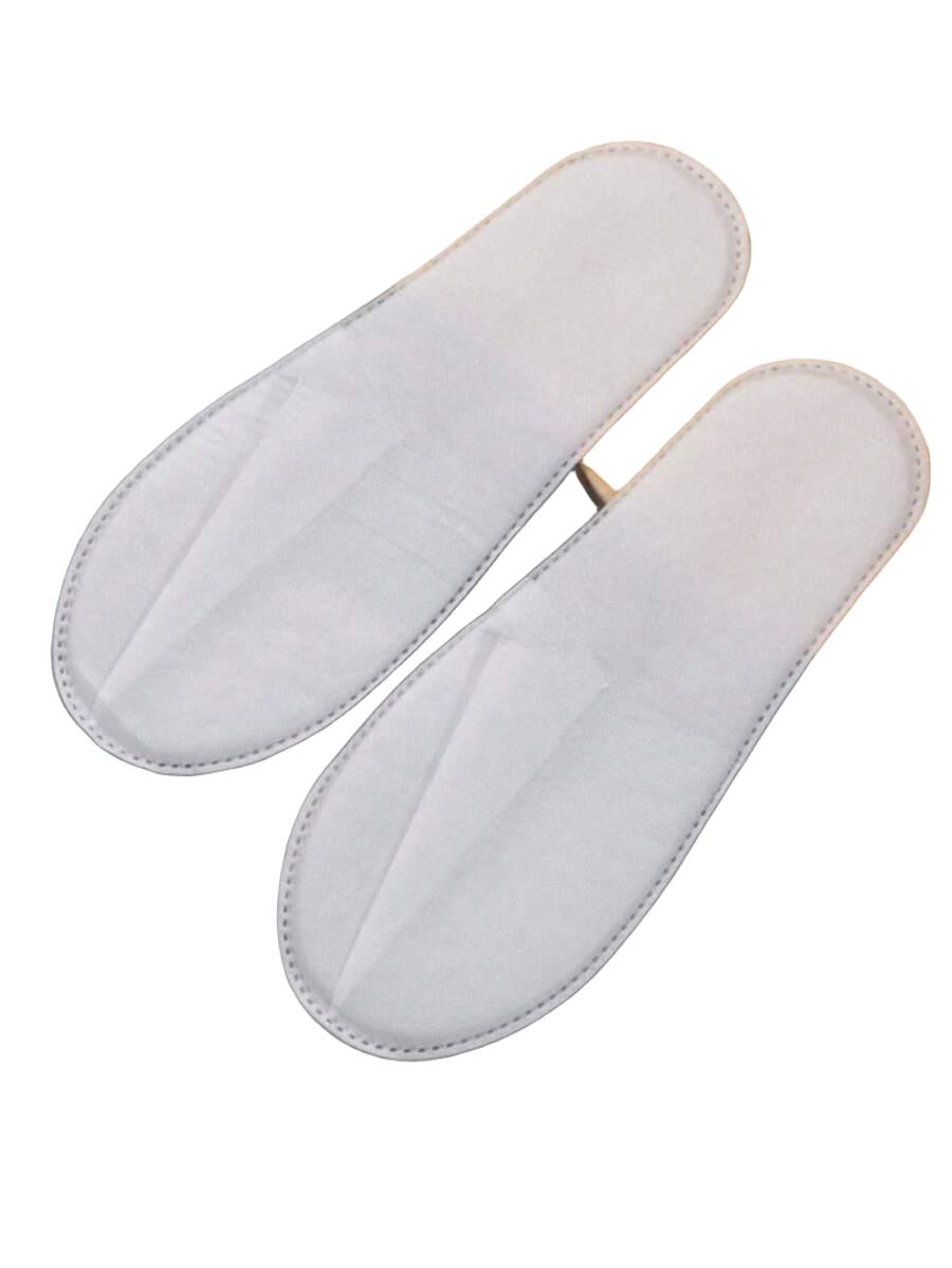 białe jednorazowe kapcie 5-pack