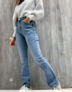 NIEBIESKIE SPODNIE JEANS 