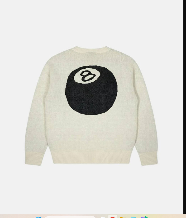 sweter dzianina print