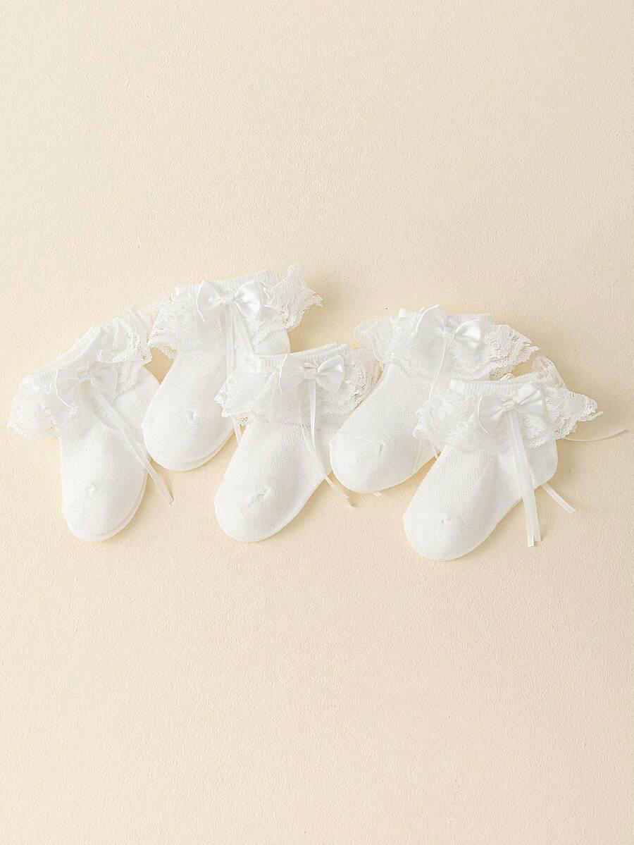 białe skarpetki 4-pack