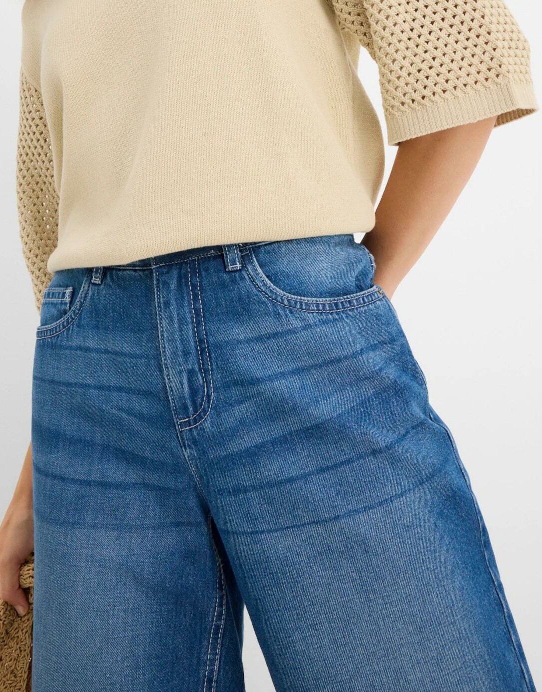 BERMUDY JEANSOWE DAMSKIE