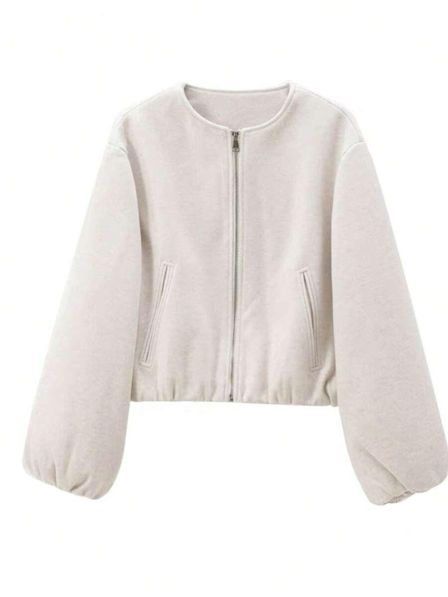 KURTKA TYPU BOMBER NA ZAMEK 
