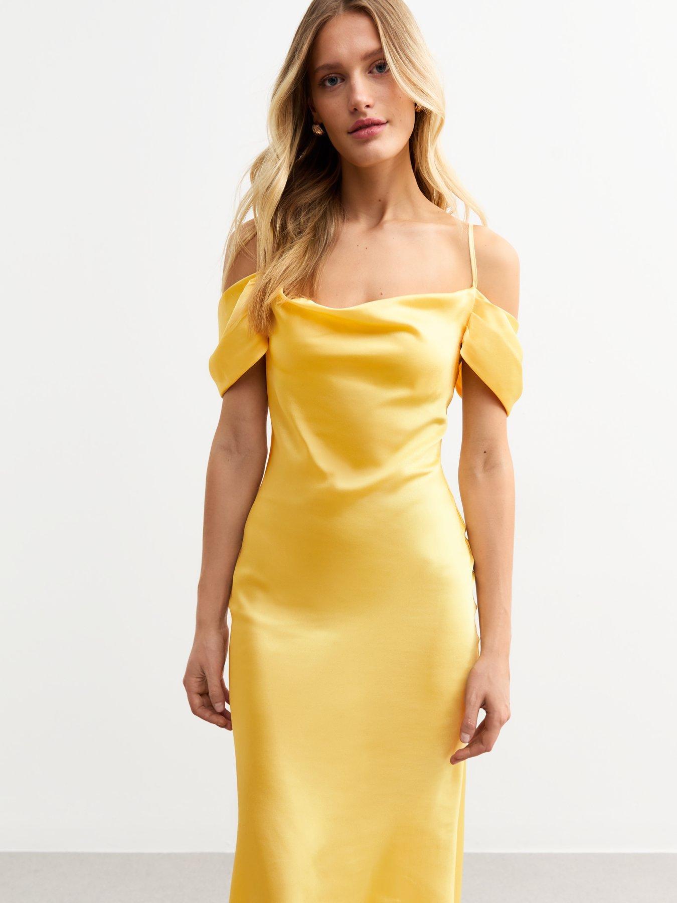NEW LOOK SUKIENKA MAXI Z SATYNY