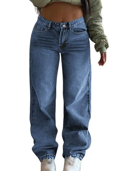 NIEBIESKIE SPODNIE JEANS