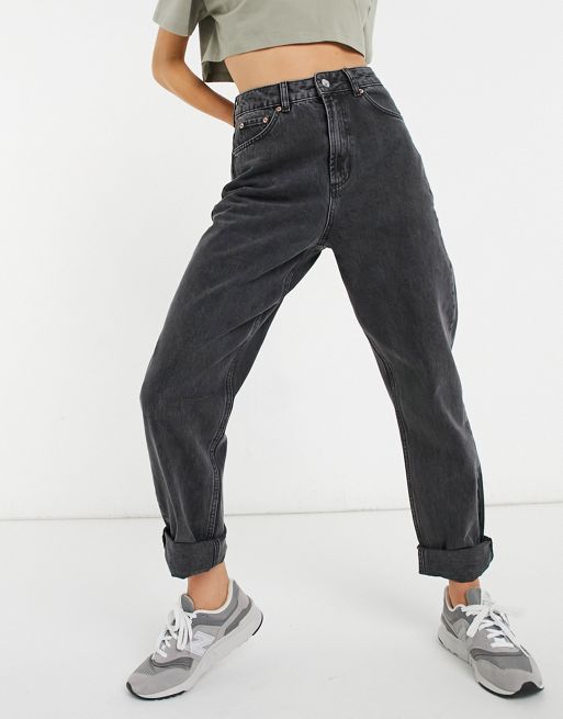 SZARE SPODNIE JEANS 