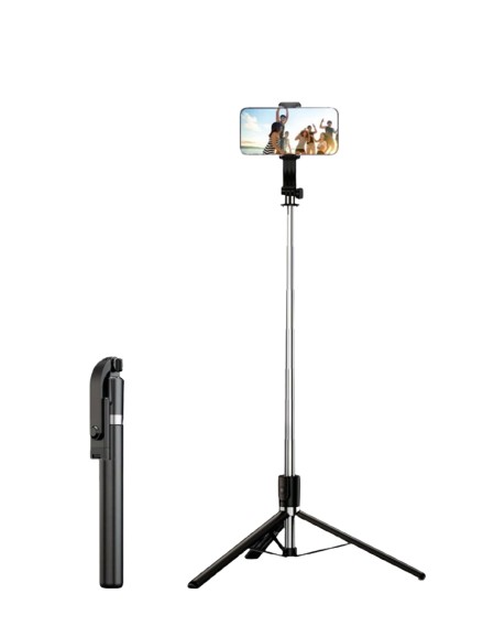 czarny SELFIE STICK DO TELEFONU