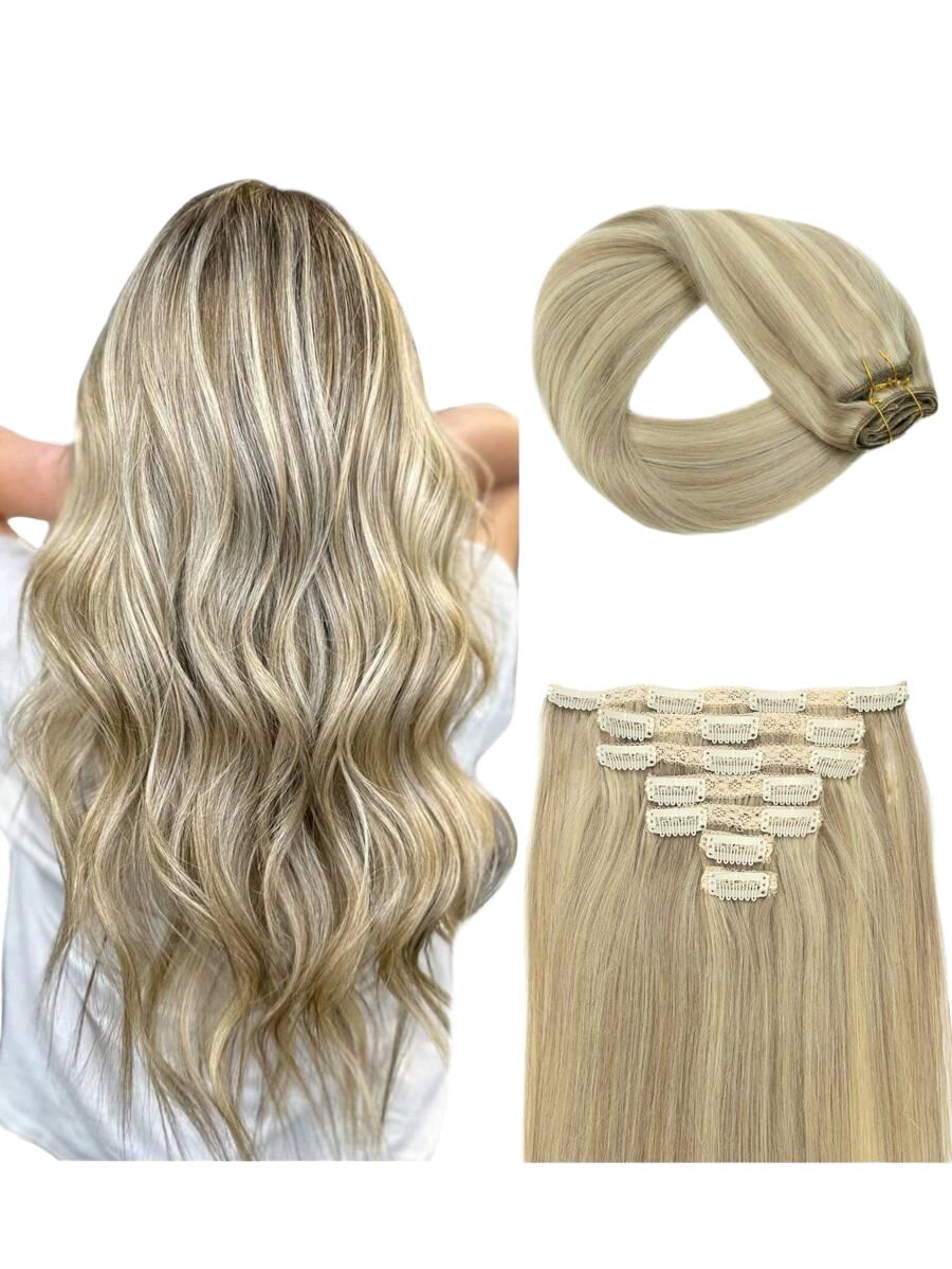 przedłużki do włosów clip-in blond
