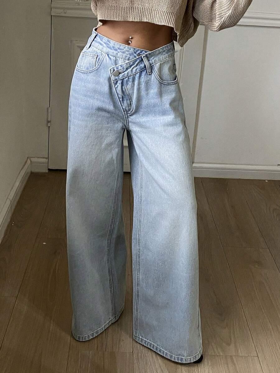 NIEBIESKIE SPODNIE JEANS