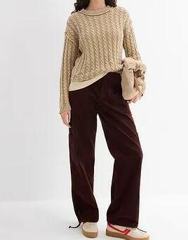 SWETER Z EFEKTEM WYTARCIA