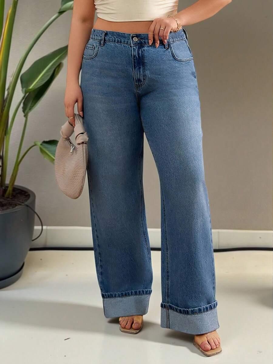 NIEBIESKIE SPODNIE JEANS