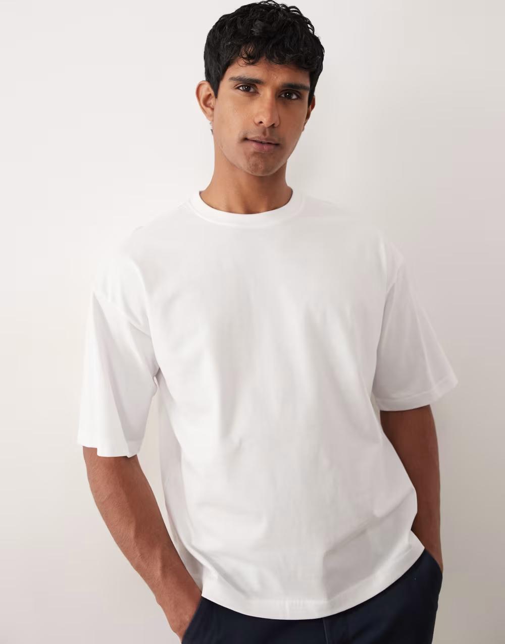 BIAŁY T-SHIRT BASIC