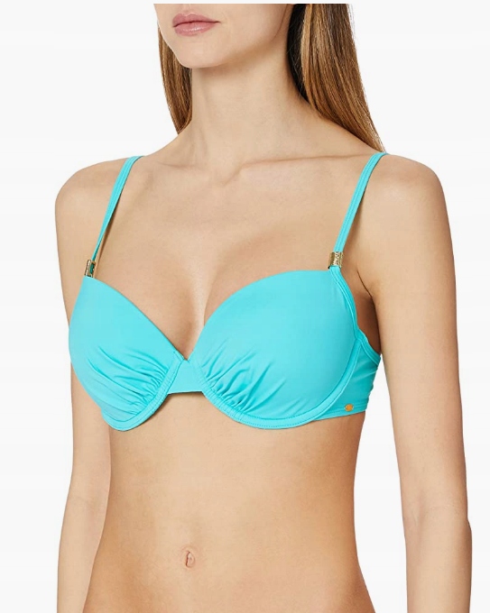 Niebieska góra do bikini 