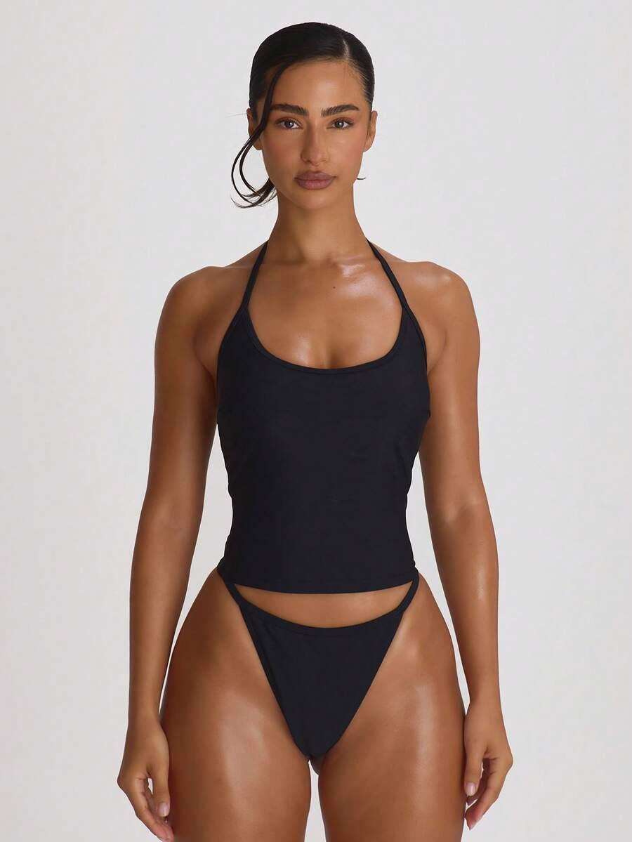 CZARNY dół od bikini