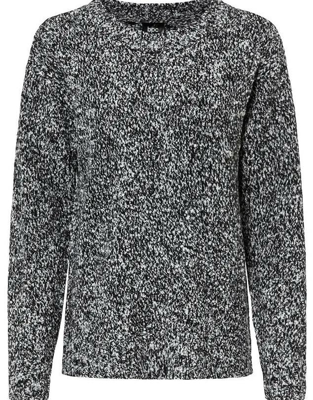 SWETER Z OKRĄGŁYM DEKOLTEM
